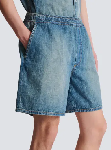 Balmain Faded denim shorts | Thumbnail 6 Balmain Faded denim shorts | Thumbnail 6