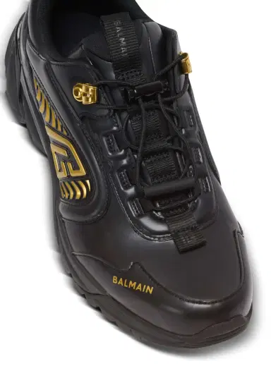 Balmain Cosmic Dust glazed leather sneakers | Thumbnail 7 Balmain Cosmic Dust glazed leather sneakers | Thumbnail 7