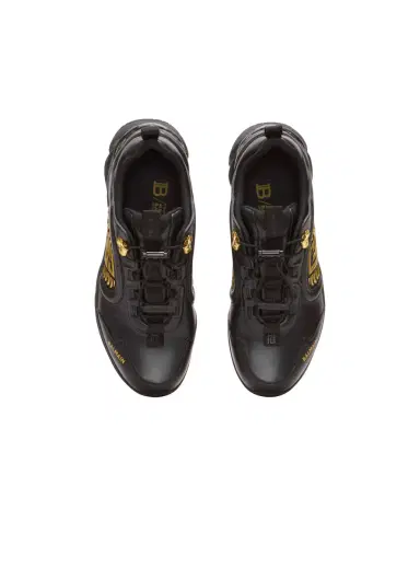 Balmain Cosmic Dust glazed leather sneakers | Thumbnail 8 Balmain Cosmic Dust glazed leather sneakers | Thumbnail 8