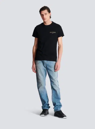 Balmain T-shirt with vintage gel logo | Thumbnail 2 Balmain T-shirt with vintage gel logo | Thumbnail 2