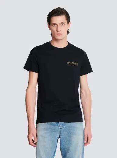Balmain T-shirt with vintage gel logo | Thumbnail 5 Balmain T-shirt with vintage gel logo | Thumbnail 5