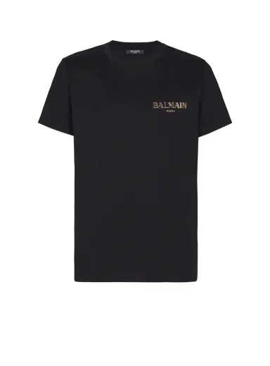 Balmain T-shirt with vintage gel logo | Thumbnail 1 Balmain T-shirt with vintage gel logo | Thumbnail 1