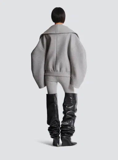 Balmain Wool pea coat | Thumbnail 4 Balmain Wool pea coat | Thumbnail 4