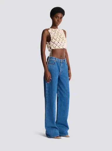 Balmain Crochet top | Thumbnail 3 Balmain Crochet top | Thumbnail 3