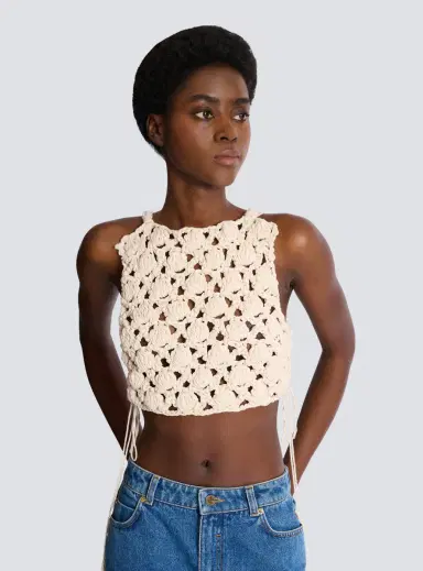 Balmain Crochet top | Thumbnail 5 Balmain Crochet top | Thumbnail 5