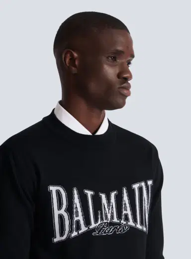 Balmain College jacquard knit jumper | Thumbnail 6 Balmain College jacquard knit jumper | Thumbnail 6