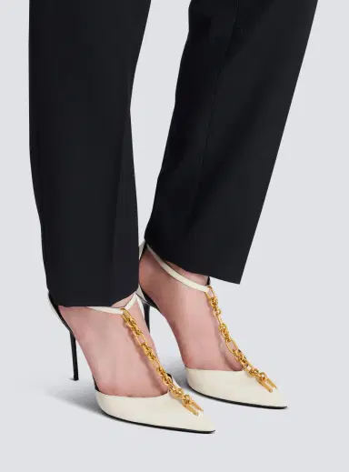Balmain Sync leather stilettos with pointed toe | Thumbnail 2 Balmain Sync leather stilettos with pointed toe | Thumbnail 2