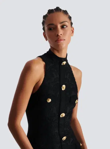 Balmain Baroque pattern short bodycon dress | Thumbnail 5 Balmain Baroque pattern short bodycon dress | Thumbnail 5