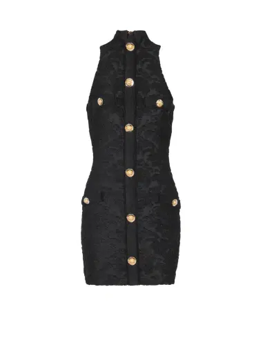 Balmain Baroque pattern short bodycon dress | Thumbnail 1 Balmain Baroque pattern short bodycon dress | Thumbnail 1