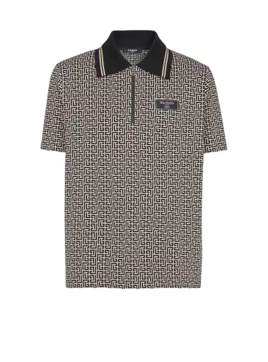 Balmain Monogram polo | Thumbnail 1 Balmain Monogram polo | Thumbnail 1
