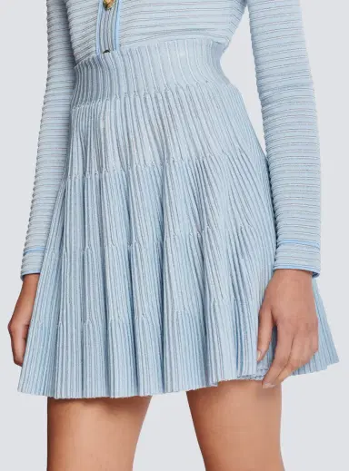Balmain A-line textured knit skirt | Thumbnail 6 Balmain A-line textured knit skirt | Thumbnail 6