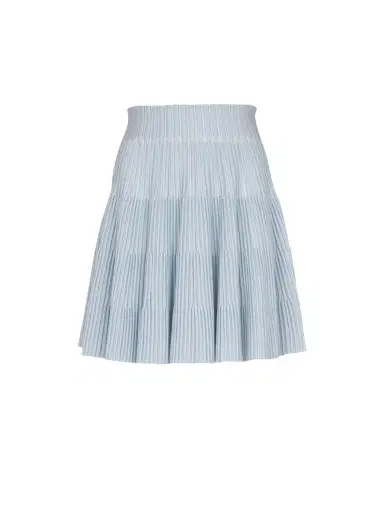 Balmain A-line textured knit skirt | Thumbnail 1 Balmain A-line textured knit skirt | Thumbnail 1