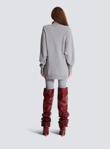 Balmain Short cashmere jumper dress | Thumbnail 4 Balmain Short cashmere jumper dress | Thumbnail 4