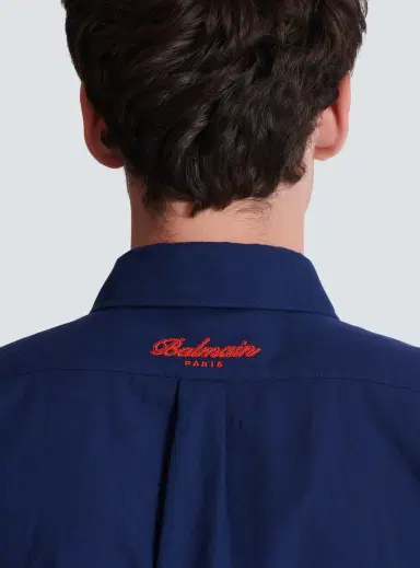 Balmain College Emblem shirt in Oxford cotton | Thumbnail 6 Balmain College Emblem shirt in Oxford cotton | Thumbnail 6