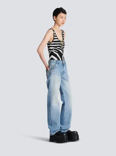 Balmain Zebra jacquard body | Thumbnail 3 Balmain Zebra jacquard body | Thumbnail 3
