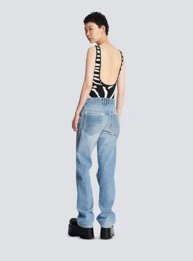 Balmain Zebra jacquard body | Thumbnail 4 Balmain Zebra jacquard body | Thumbnail 4