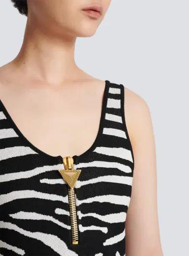 Balmain Zebra jacquard body | Thumbnail 5 Balmain Zebra jacquard body | Thumbnail 5