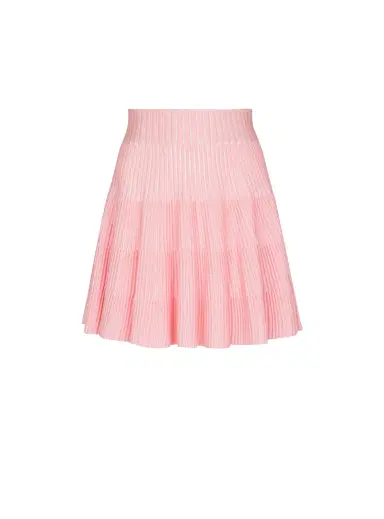 Balmain A-line textured knit skirt | Thumbnail 1 Balmain A-line textured knit skirt | Thumbnail 1