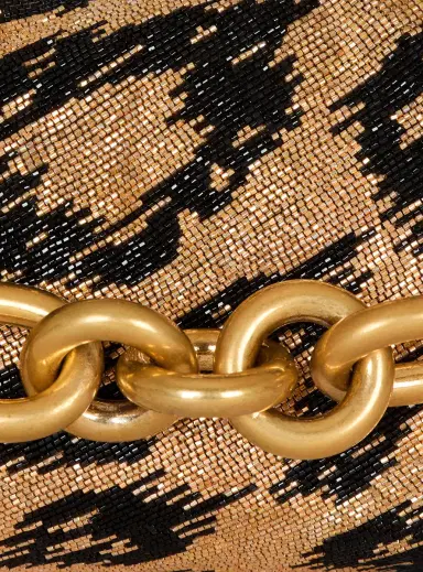 Balmain Sync Mini leopard pattern embroidered bag | Thumbnail 5 Balmain Sync Mini leopard pattern embroidered bag | Thumbnail 5