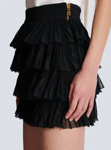Balmain Short ruffled knit skirt | Thumbnail 5 Balmain Short ruffled knit skirt | Thumbnail 5