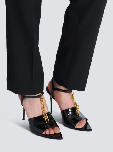 Balmain Sync sandals in patent calfskin | Thumbnail 2 Balmain Sync sandals in patent calfskin | Thumbnail 2