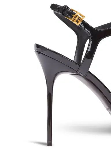 Balmain Sync sandals in patent calfskin | Thumbnail 5 Balmain Sync sandals in patent calfskin | Thumbnail 5