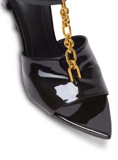 Balmain Sync sandals in patent calfskin | Thumbnail 6 Balmain Sync sandals in patent calfskin | Thumbnail 6