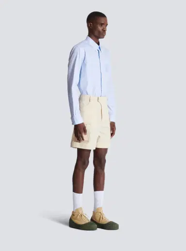 Balmain Cotton cargo Bermuda shorts | Thumbnail 3 Balmain Cotton cargo Bermuda shorts | Thumbnail 3