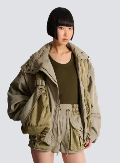 Balmain Cotton and twill bomber jacket | Thumbnail 5 Balmain Cotton and twill bomber jacket | Thumbnail 5