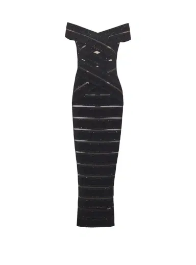 Balmain Mesh knit bodycon dress | Thumbnail 1 Balmain Mesh knit bodycon dress | Thumbnail 1