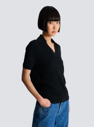 Balmain Monogram knit polo | Thumbnail 5 Balmain Monogram knit polo | Thumbnail 5