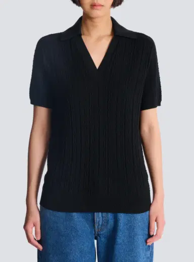 Balmain Monogram knit polo | Thumbnail 7 Balmain Monogram knit polo | Thumbnail 7