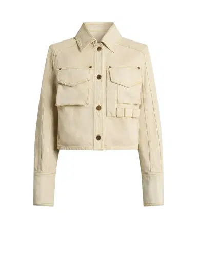 Balmain Faded denim jacket | Thumbnail 1 Balmain Faded denim jacket | Thumbnail 1