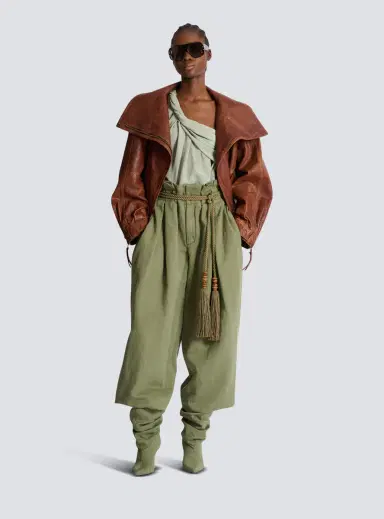 Balmain Lambskin bomber jacket | Thumbnail 2 Balmain Lambskin bomber jacket | Thumbnail 2