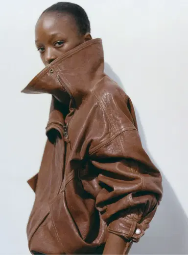 Balmain Lambskin bomber jacket | Thumbnail 5 Balmain Lambskin bomber jacket | Thumbnail 5