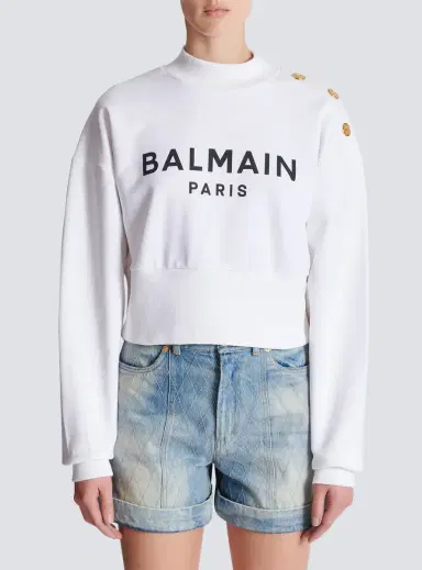 Balmain Printed Paris sweatshirt | Thumbnail 7 Balmain Printed Paris sweatshirt | Thumbnail 7