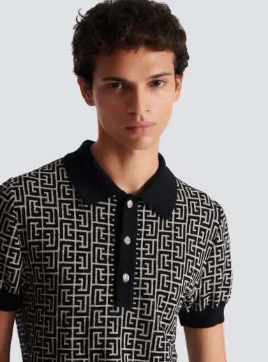 Balmain Monogrammed polo shirt | Thumbnail 6 Balmain Monogrammed polo shirt | Thumbnail 6