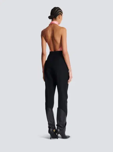 Balmain High-waisted grain de poudre trousers | Thumbnail 4 Balmain High-waisted grain de poudre trousers | Thumbnail 4