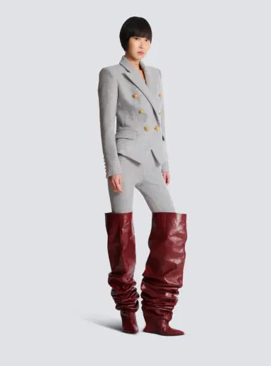 Balmain Cotton knit 6-buttons jacket | Thumbnail 3 Balmain Cotton knit 6-buttons jacket | Thumbnail 3