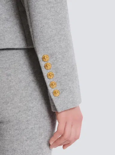 Balmain Cotton knit 6-buttons jacket | Thumbnail 6 Balmain Cotton knit 6-buttons jacket | Thumbnail 6