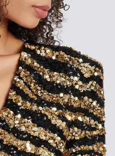 Balmain Embroidered zebra long dress | Thumbnail 7 Balmain Embroidered zebra long dress | Thumbnail 7
