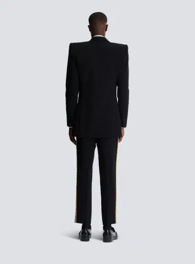 Balmain 1-button jacket with embroidered collar | Thumbnail 4 Balmain 1-button jacket with embroidered collar | Thumbnail 4