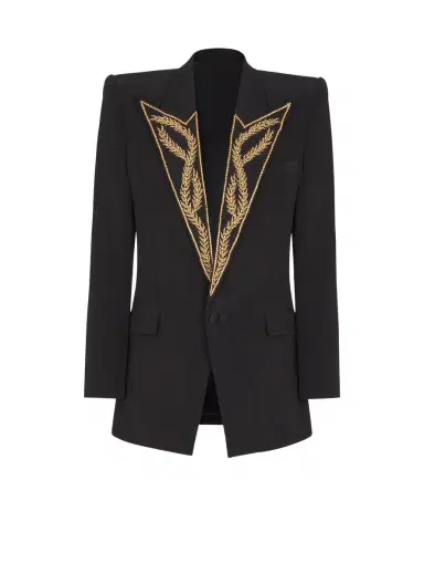 Balmain 1-button jacket with embroidered collar | Thumbnail 1 Balmain 1-button jacket with embroidered collar | Thumbnail 1