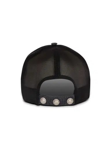 Balmain Écusson embroidered denim cap | Thumbnail 4 Balmain Écusson embroidered denim cap | Thumbnail 4