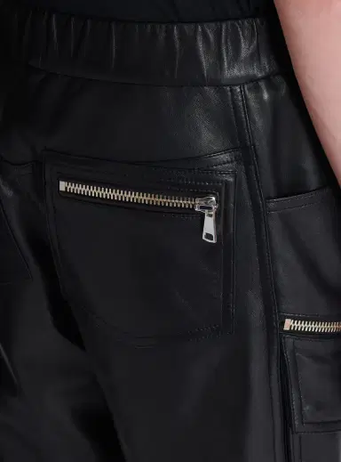Balmain Leather cargo Bermuda shorts | Thumbnail 6 Balmain Leather cargo Bermuda shorts | Thumbnail 6