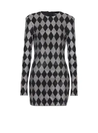 Balmain Short Diamond rhinestone dress | Thumbnail 1 Balmain Short Diamond rhinestone dress | Thumbnail 1
