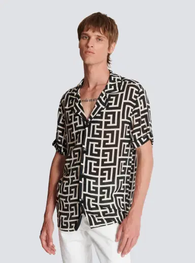 Balmain Monogram-printed shirt | Thumbnail 5 Balmain Monogram-printed shirt | Thumbnail 5
