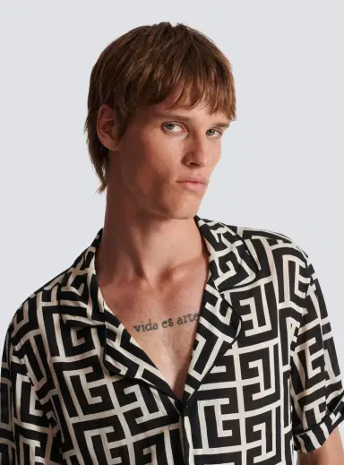 Balmain Monogram-printed shirt | Thumbnail 6 Balmain Monogram-printed shirt | Thumbnail 6