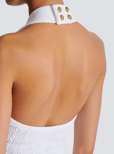 Balmain Cable-knit halterneck top | Thumbnail 6 Balmain Cable-knit halterneck top | Thumbnail 6