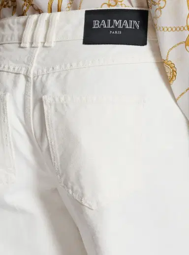 Balmain Plain denim straight-fit jeans | Thumbnail 6 Balmain Plain denim straight-fit jeans | Thumbnail 6